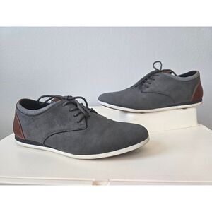 ALDO Men’s Gray Lace-Up Casual Sneakers Shoes Size 9.5 Stylish & Comfy